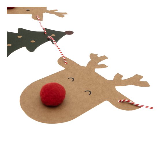 Reindeer Paper Banner 1.5m image number 2
