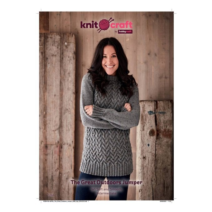 Knitcraft Great Outdoors Jumper Pattern 0268 image number 1