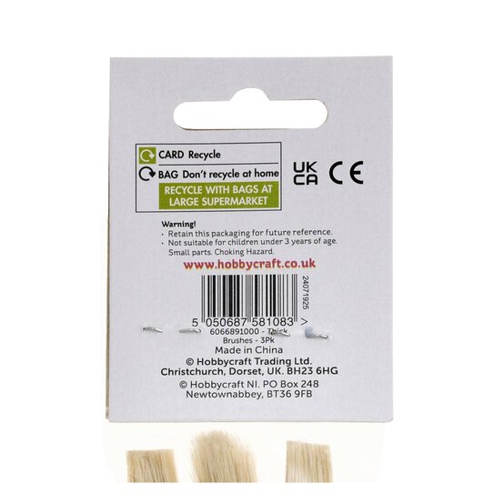 Kids Paint Brush Set 3 Pack image number 5