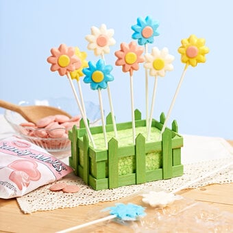 How to Make Chocolate Flower Lollipops