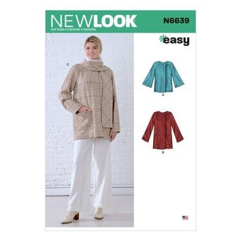 New Look Women’s Poncho and Jacket Sewing Pattern N6639