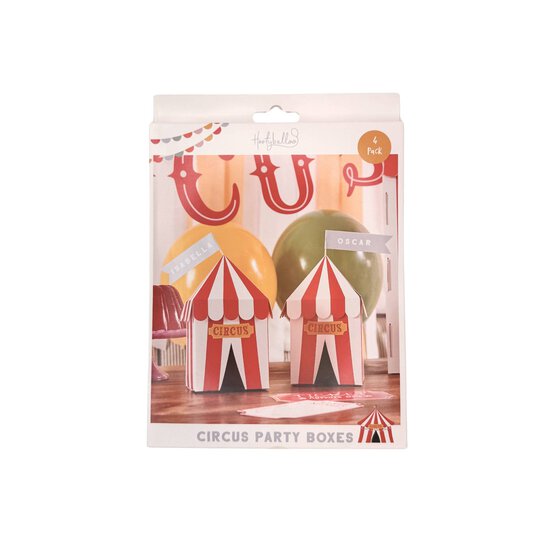 Custom Circus Party Boxes 4 Pack image number 1