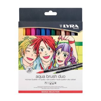 Lyra Assorted Aqua Brush Duo 12 Pack 