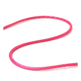 Fuchsia Ribbon Knot Cord 2mm x 10m