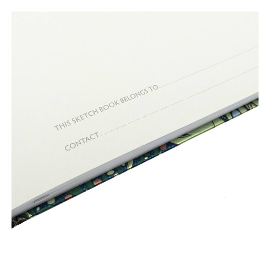 William Morris Seaweed Foiled Sketchbook image number 4