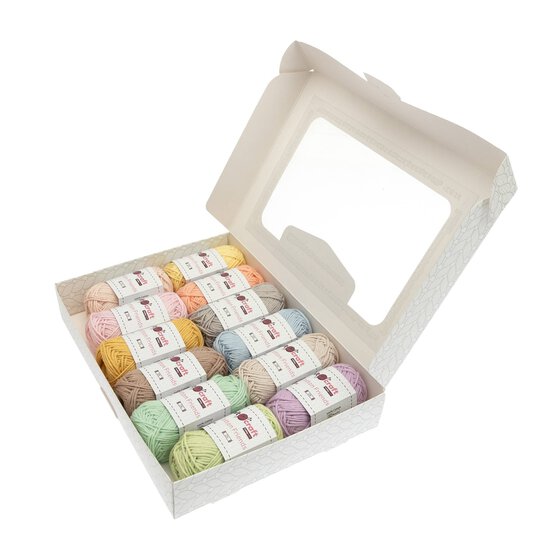 Knitcraft Pastel Tiny Cotton Friends Yarn 25g 12 Pack image number 3