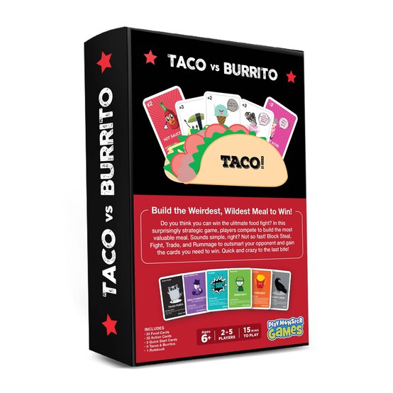 Taco vs Burrito Card Game image number 4