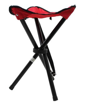 Red Travel Painting Stool