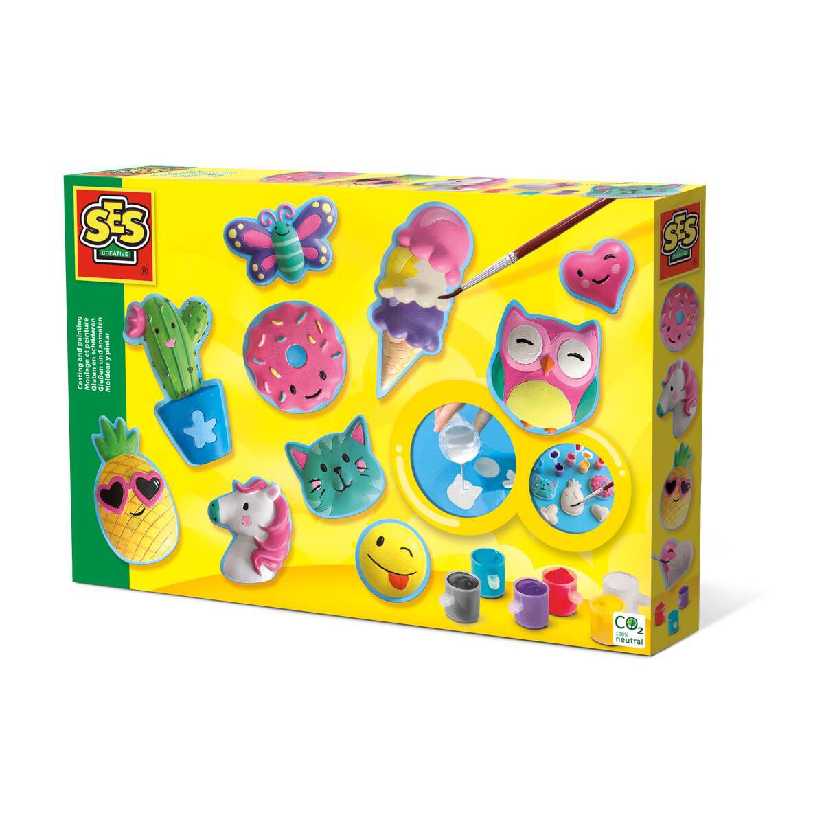 SES Creative Happy Figures Cast and Paint Set Hobbycraft
