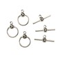 Silver-Plated Swirl Toggle Clasps 15mm 3 Pack image number 1