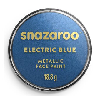 Snazaroo Electric Blue Metallic Face Paint 