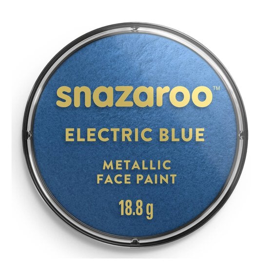 Snazaroo Electric Blue Metallic Face Paint  image number 1