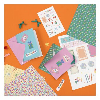Let's Party Card Making Kit A6 10 Pack