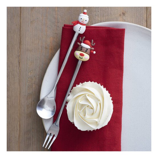Christmas Cutlery Set 2 Pieces image number 1