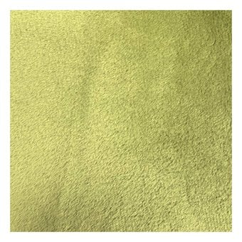 Lime Cuddle Fleece Fabric by the Metre