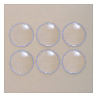 Sizzix Circle Shaker Domes 2.5 Inches 6 Pack 
