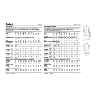 Simplicity Women's Dresses Sewing Pattern S9744 (Y5 18-26)