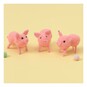 Pink Pig Decorations 3 Pack image number 1