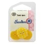 Hemline Yellow Novelty Spotty Button 4 Pack image number 2