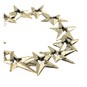 Hanging Gold Metal Star Decoration 11cm image number 2