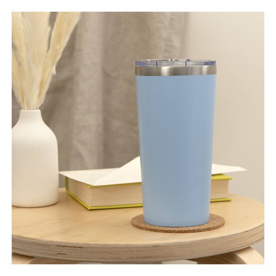 Blue Metal Coffee Cup image number 2