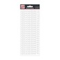 Anita's Silver Italic Number Outline Stickers image number 1