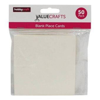 Cream Place Cards 50 Pack image number 2
