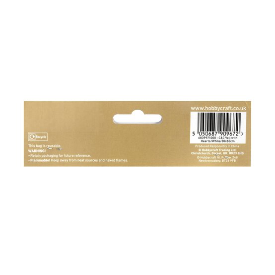 Create & Celebrate Veil with Hearts image number 5