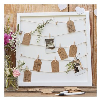 Ginger Ray Peg and String Frame Guestbook image number 2