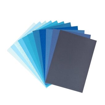 Blue Coloured Paper Pad A4 24 Pack