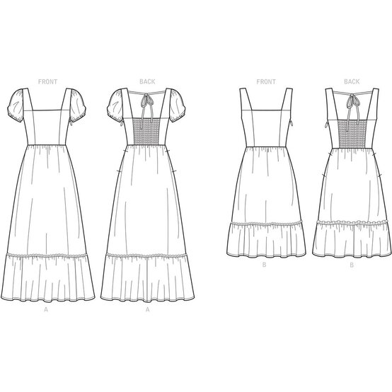 New Look Women’s Dress Sewing Pattern N6692 image number 3