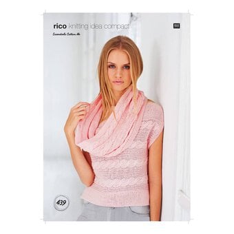 Rico Essentials Cotton DK Top and Snood Digital Pattern 439