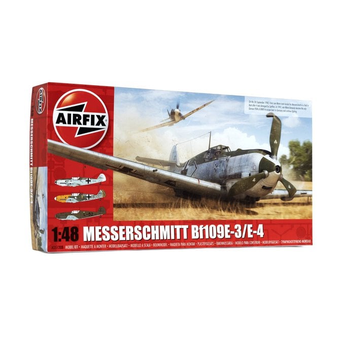 Airfix Messerschmitt Bf109E-3/E-4 Model Kit 1:48 image number 1
