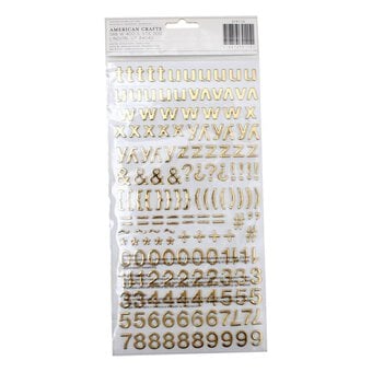 Maggie Holmes Happy Alphabet Foam Thickers Stickers 353 Pieces