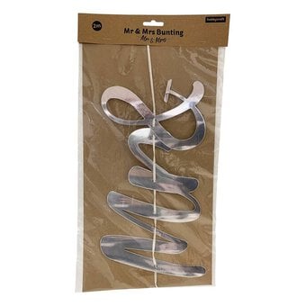 Silver Mr and Mrs Bunting 2m