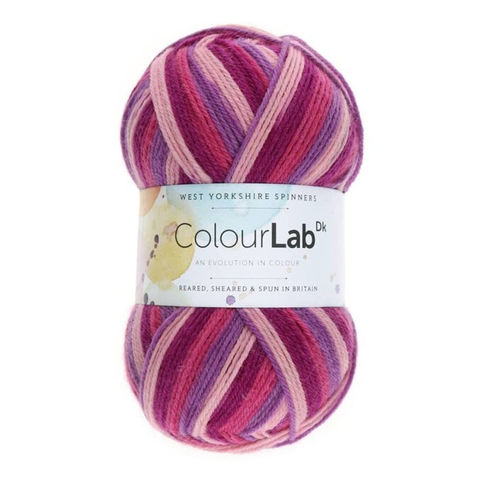 West Yorkshire Spinners Summer Pinks ColourLab DK Yarn 100g image number 1