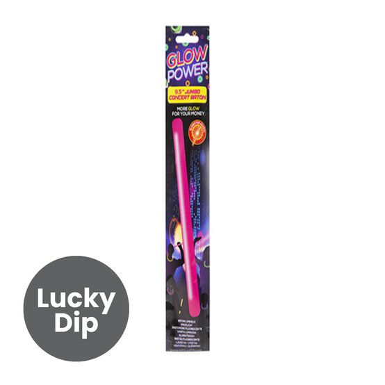 Assorted Glow Power Jumbo Concert Baton image number 1