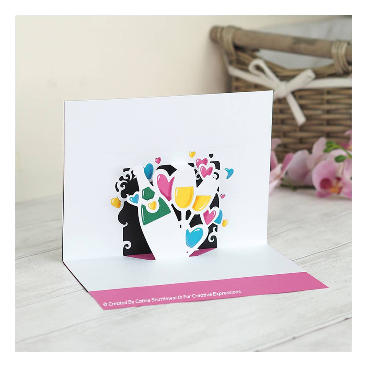 Creative Expressions Paper Cuts PopUp Hooray Die 14cm x 13cm Hobbycraft
