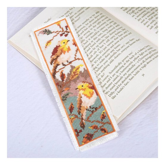 Trimits Tweet Cross Stitch Bookmark Kit image number 3