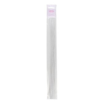 Culpitt White Sugar Flower Wire 24 g 50 Pack