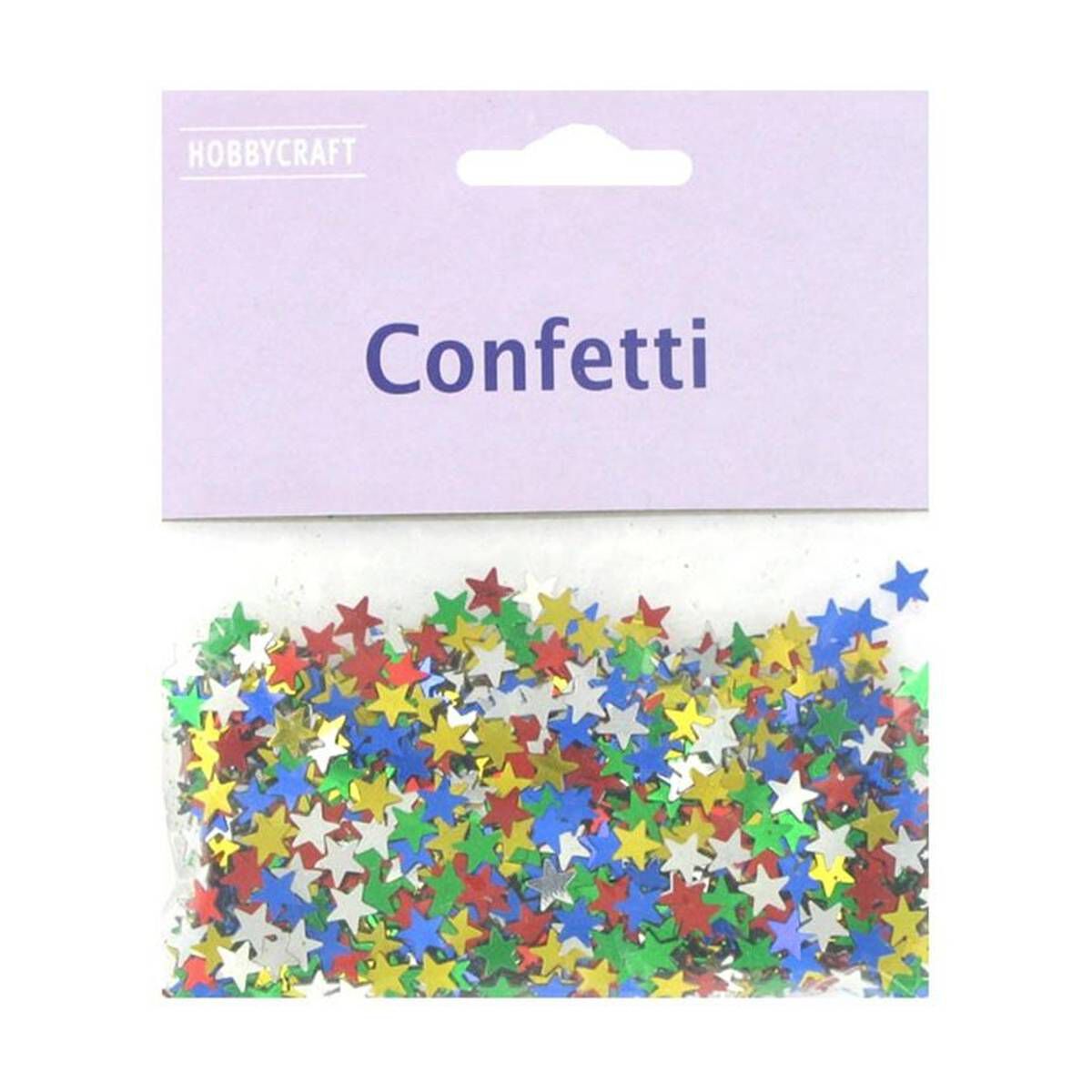 Assorted Stars Confetti 14g Hobbycraft