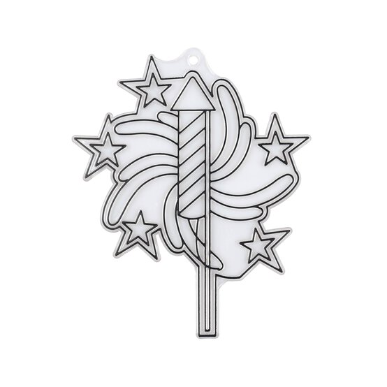 Firework Plastic Suncatcher image number 2