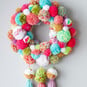 How to Make a Festive Pom Pom Tassel Wreath image number 1
