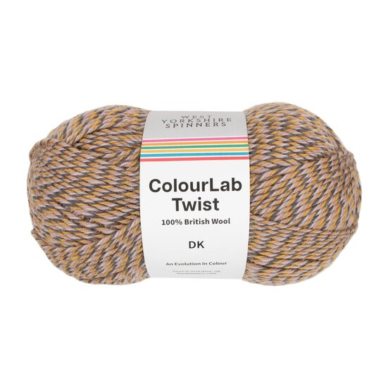 West Yorkshire Spinners Gold Rush ColourLab Twist DK Yarn 100g image number 1