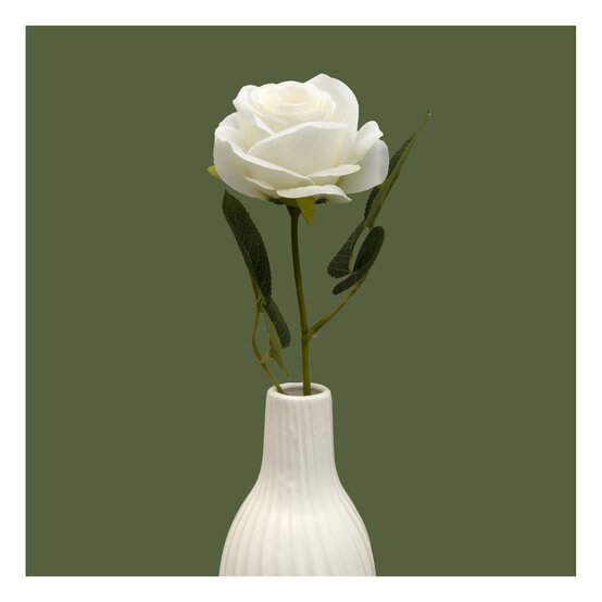 White Rose Stem 45cm image number 2