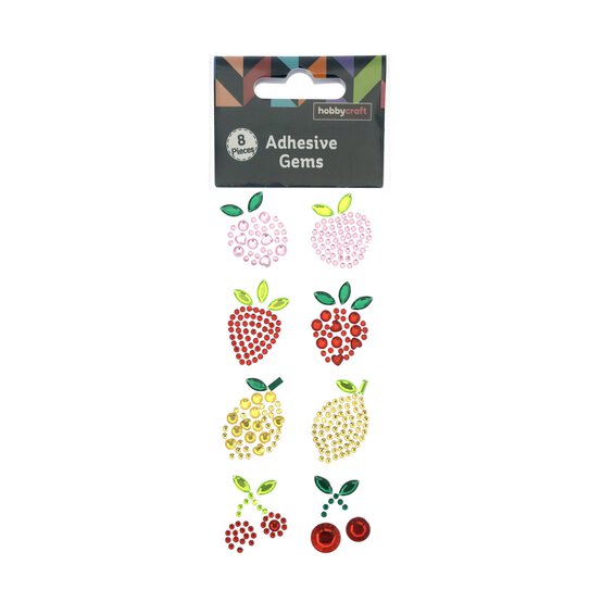 Fruit Gem Stickers 8 Pack image number 4