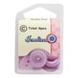Hemline Lilac Spiral Edge Buttons 16.25mm 8 Pack image number 2