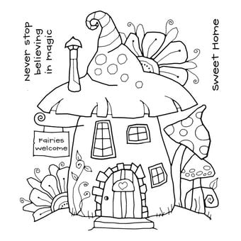 Fairy House Clear Stamp Set 3 Pack