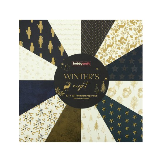 Winter’s Night 12 x 12 Inches Paper Pad 24 Sheets image number 5