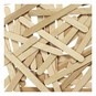 Natural Wooden Craft Sticks 50 Pack image number 4